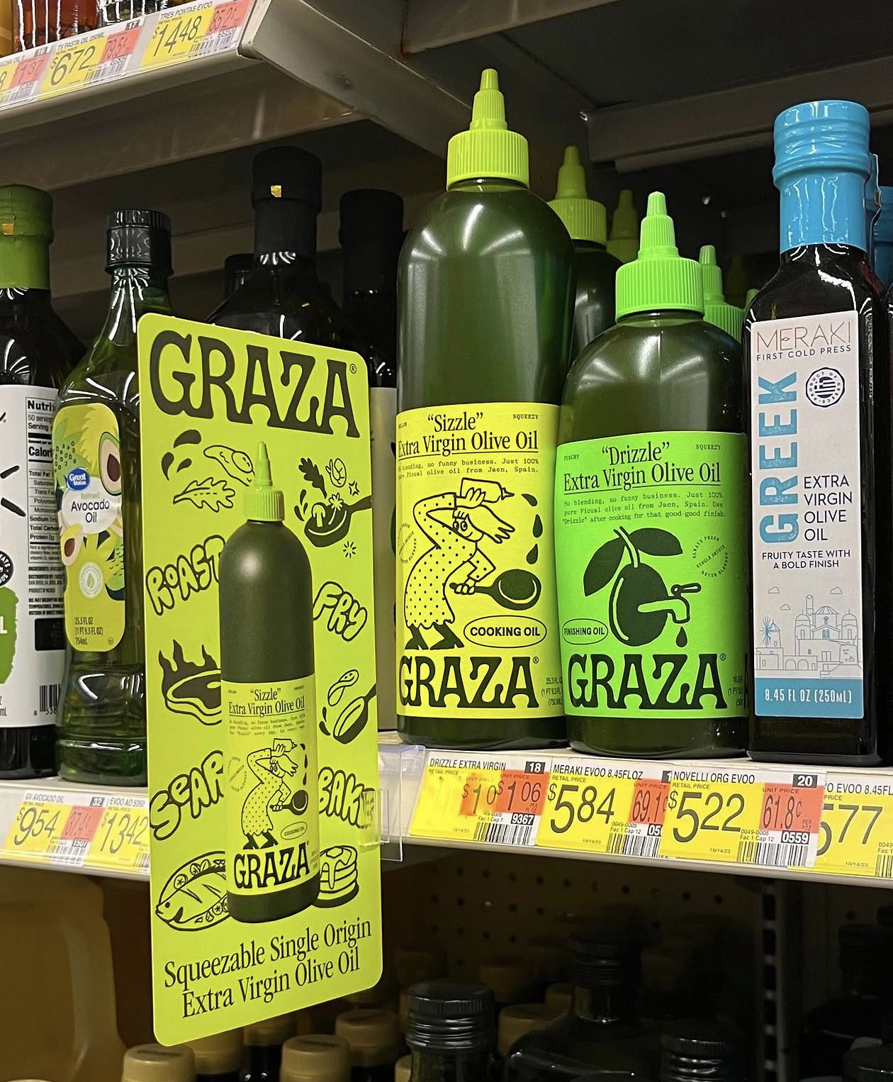 Graza in a Walmart store