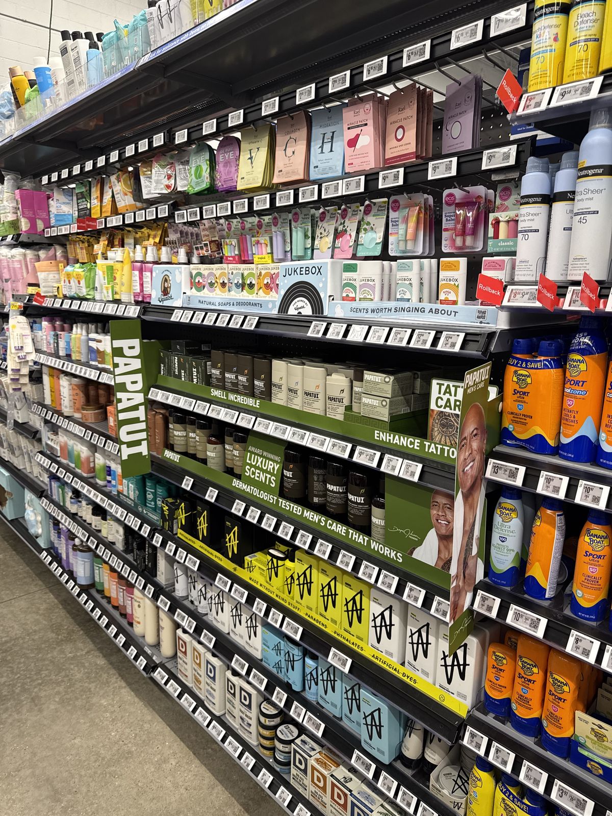 Papatui in a Walmart store
